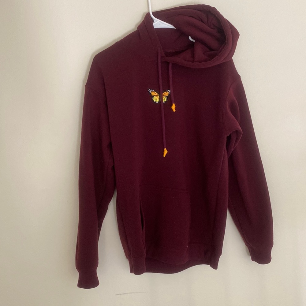 Garnet butterfly hoodie